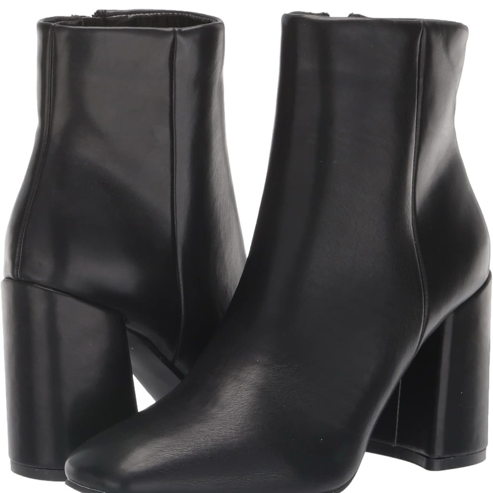 Madden Girl Leather Ankle Boots, Size 7.5